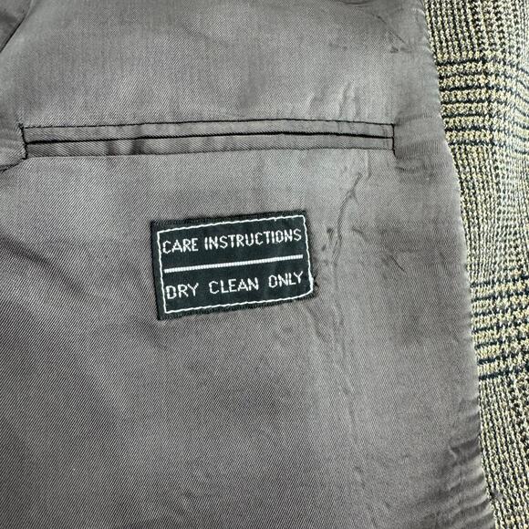 Joseph Abboud Vintage Tweed Blazer Jacket Classic Fit 42R Three Button Wool Silk - Picture 10 of 12